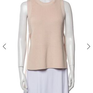 Rebecca Taylor Blush Pink Sleeveless Knit Tank
